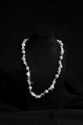 Crystal & White Pearl Necklace