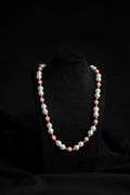 White & Pink Pearl Necklace