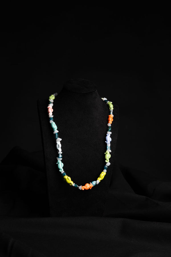 Chromatic Seahorse Necklace