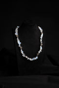 Crystal & Steel Rose Necklace — 1 of 1