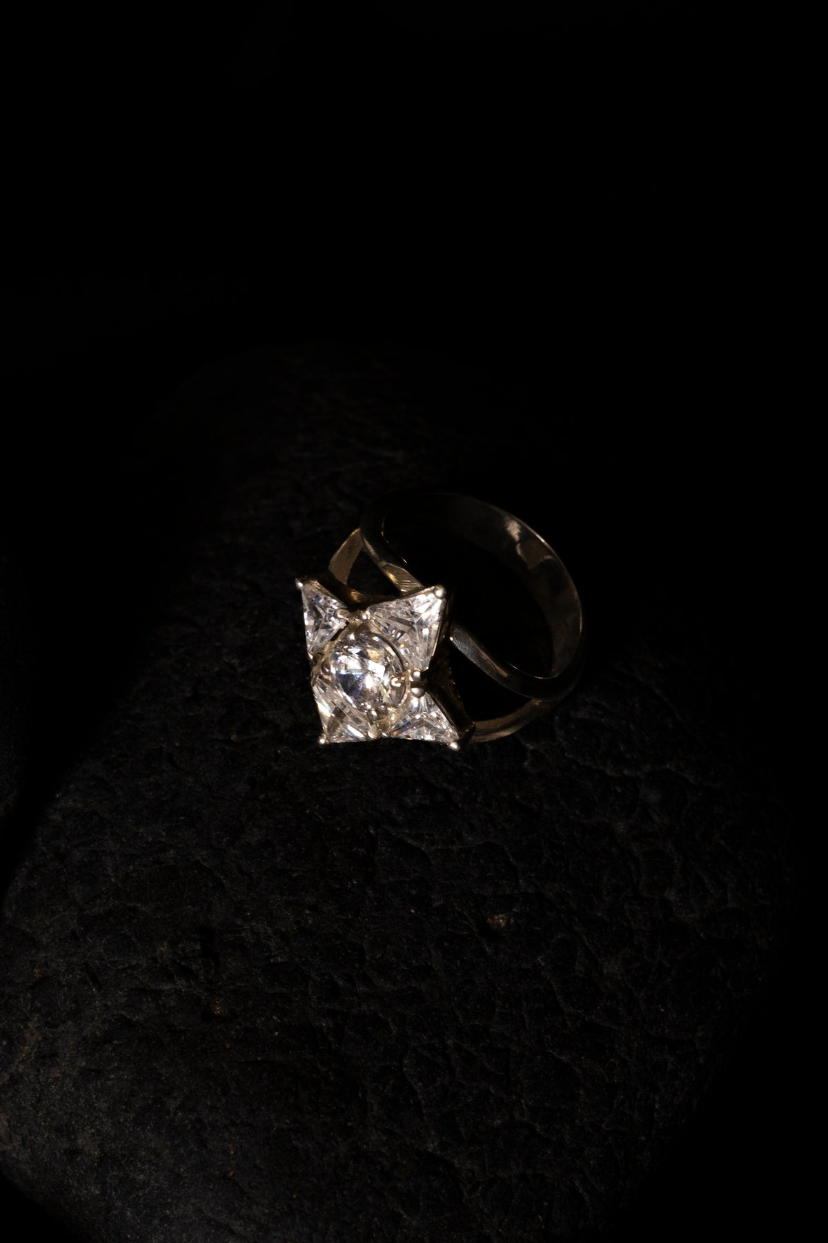Zirconia FLower Ring