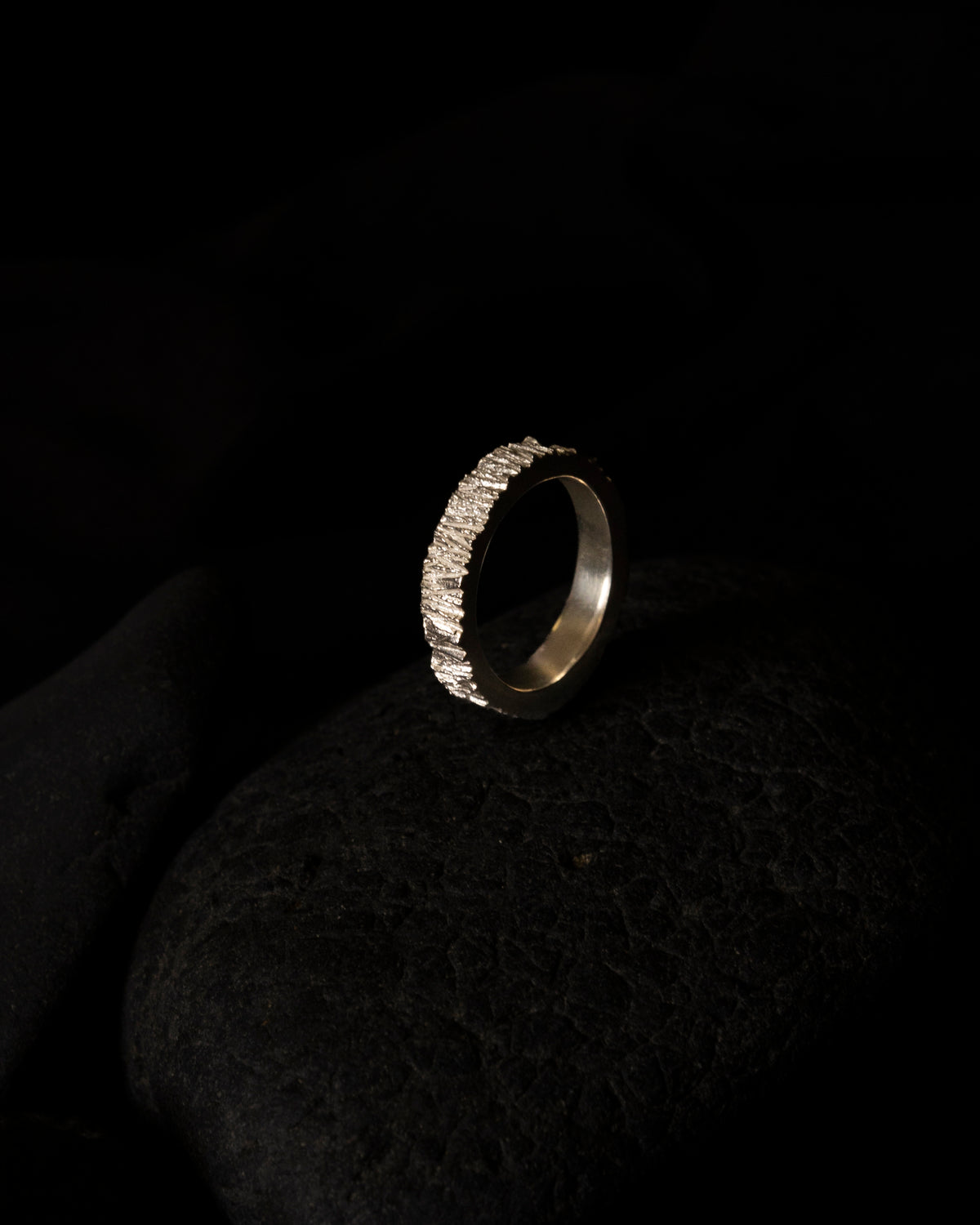 Silver Tree Ring for Men