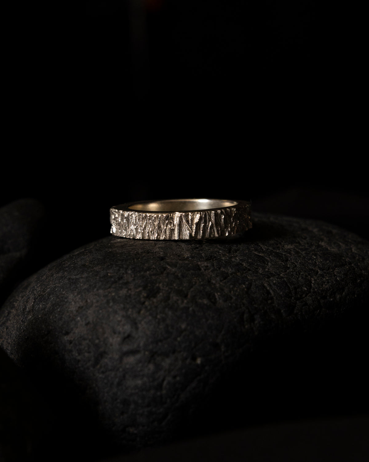 Silver Tree Ring for Men