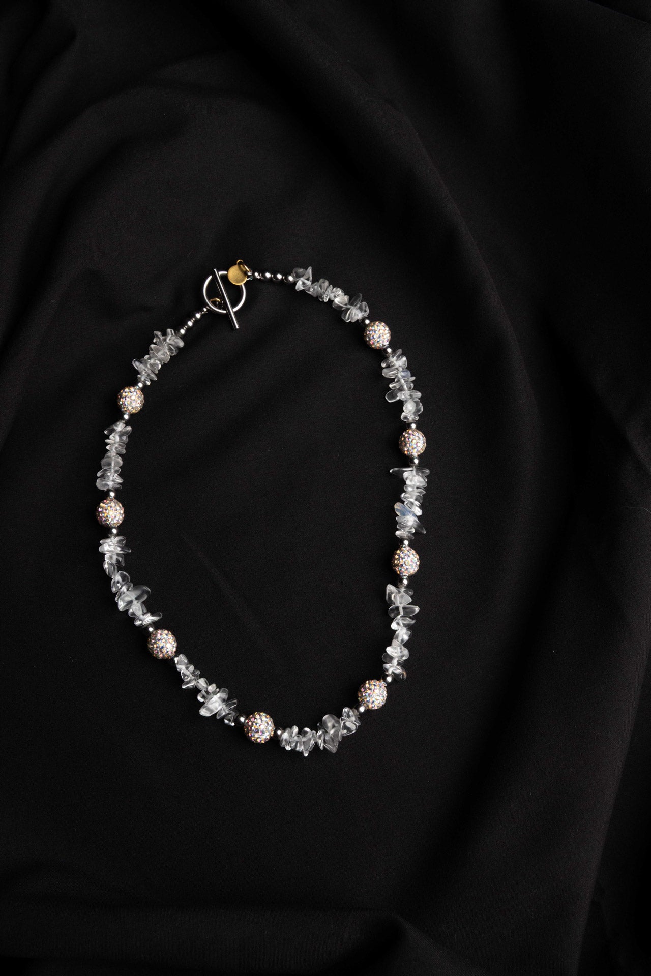 Crystal, Pearl & Zirconia Statement Necklace — 1 of 1