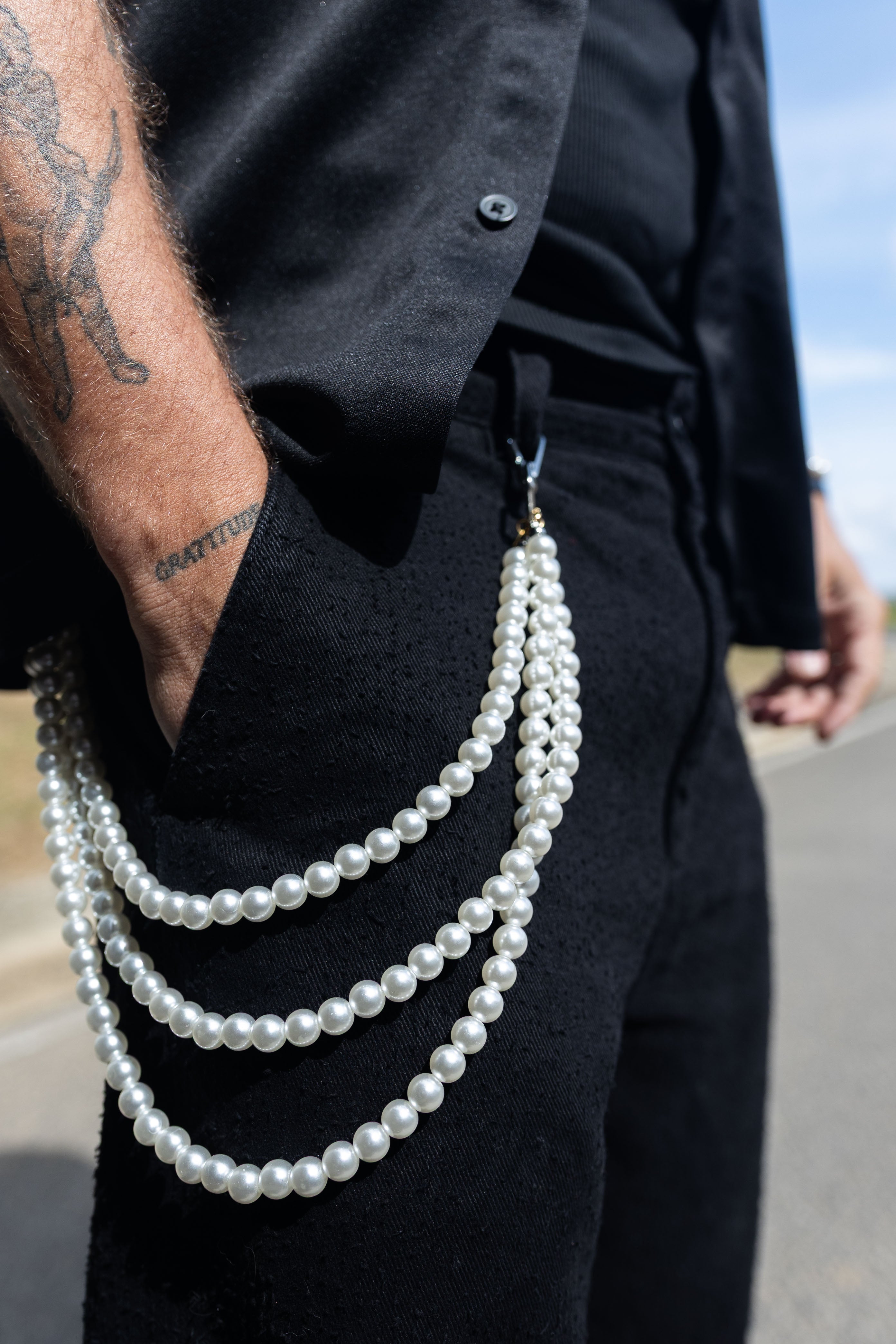 Pearls Pocket Chain – Pearl Waist Chain Body Jewelry