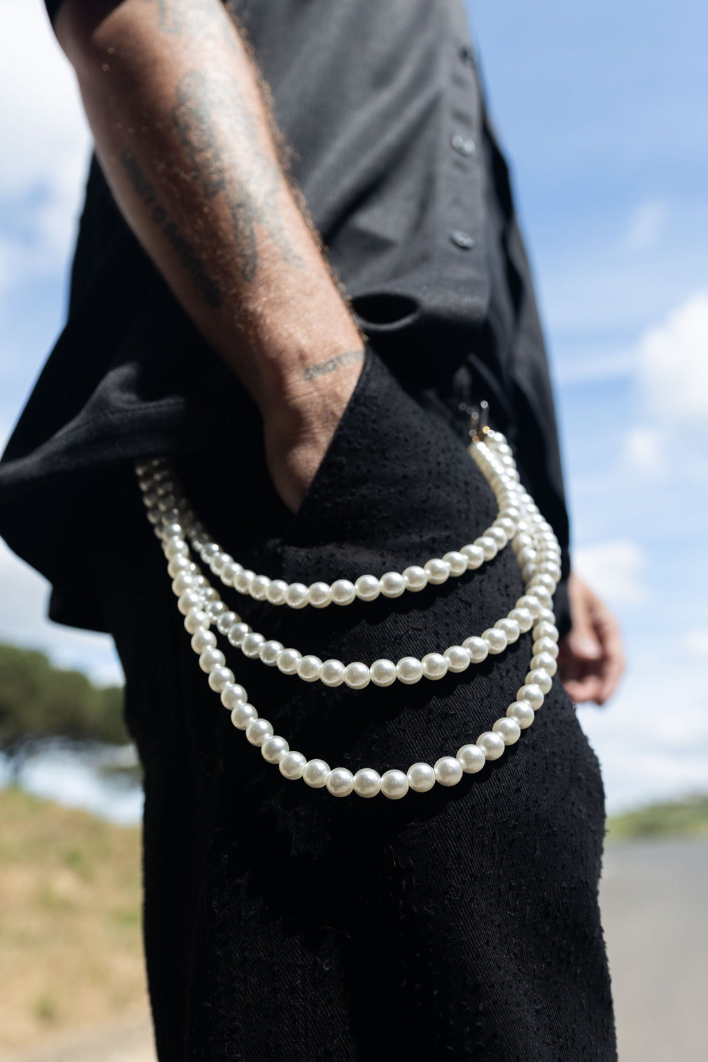 Pearls Pocket Chain – Pearl Waist Chain Body Jewelry