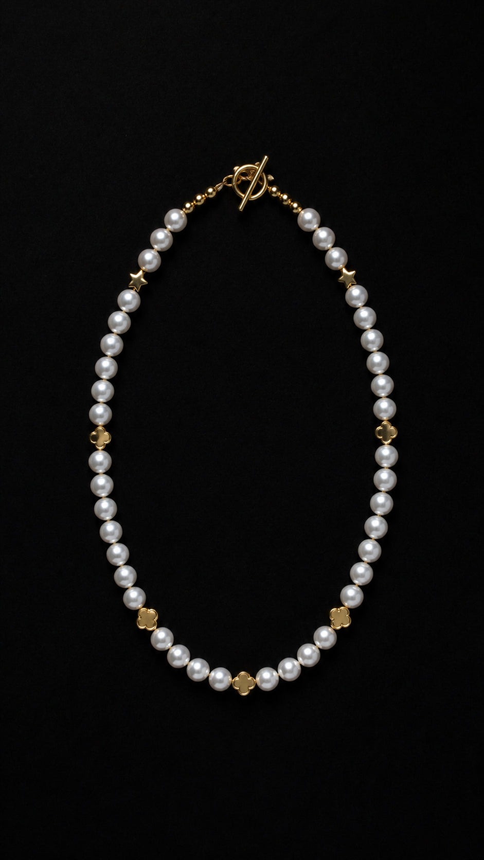 Gold Pearl – Elegant Gold Pearl Necklace