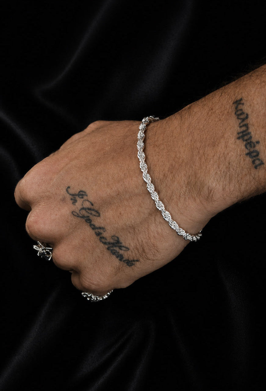 Silver Spot – Minimalist Silver Bracelet
