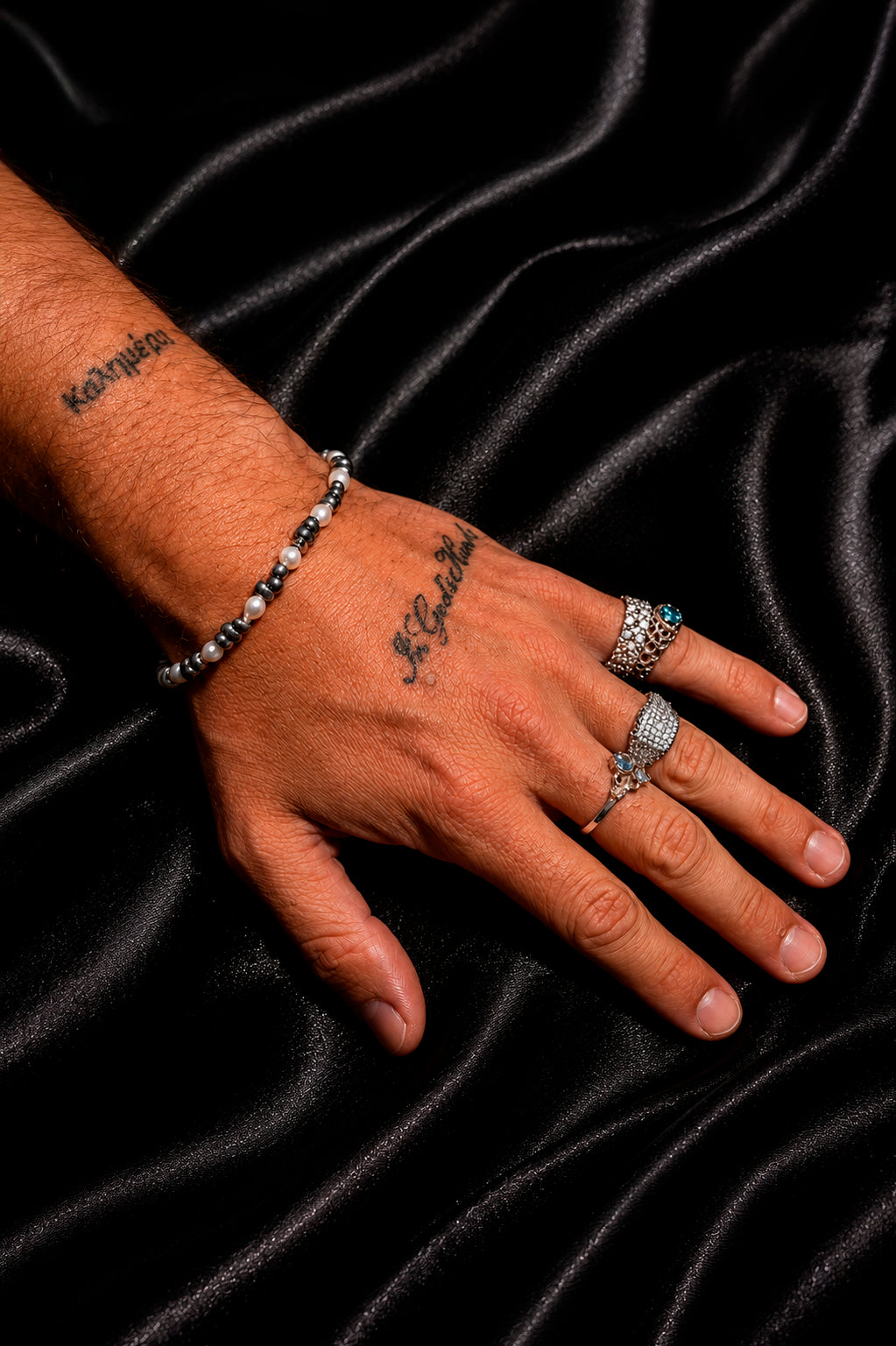 Cendre Pearl Bracelet – Grey Freshwater Pearls | Unisex