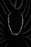Five Angels Necklace — Stainless Steel & Natural Stones
