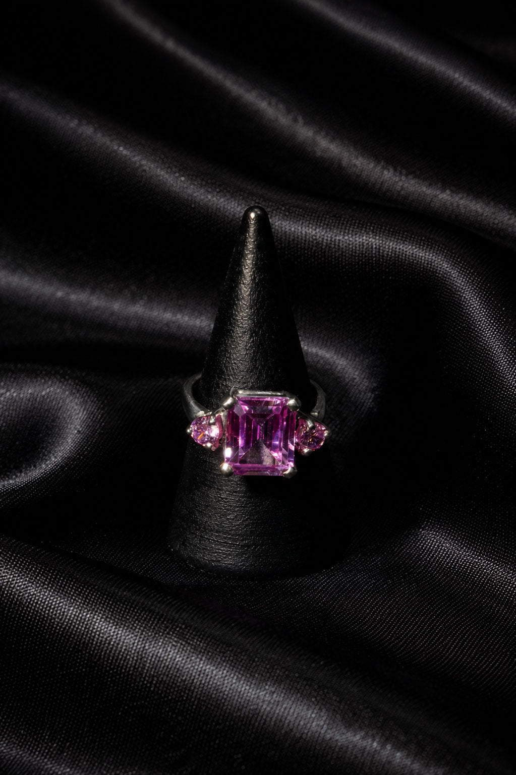 Noir Diamond-Style Zirconia Ring for Men